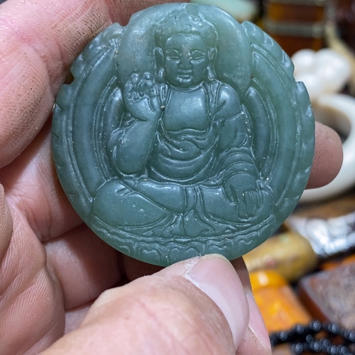 滴血莲花菩提吊坠