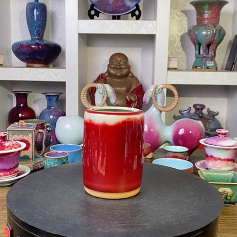 摆件禹州神后钧瓷原产地~