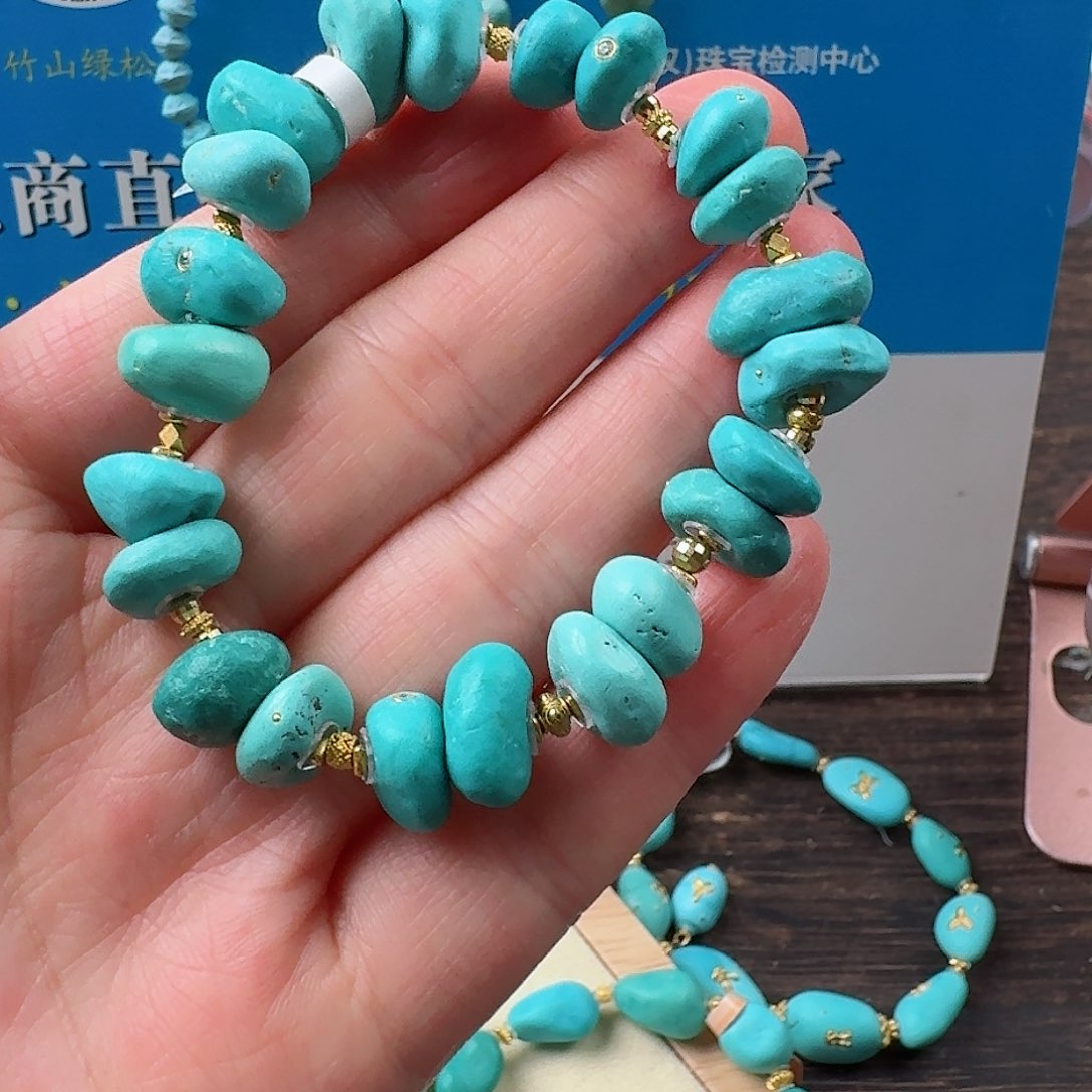 绿松石珠宝奇石未镶嵌