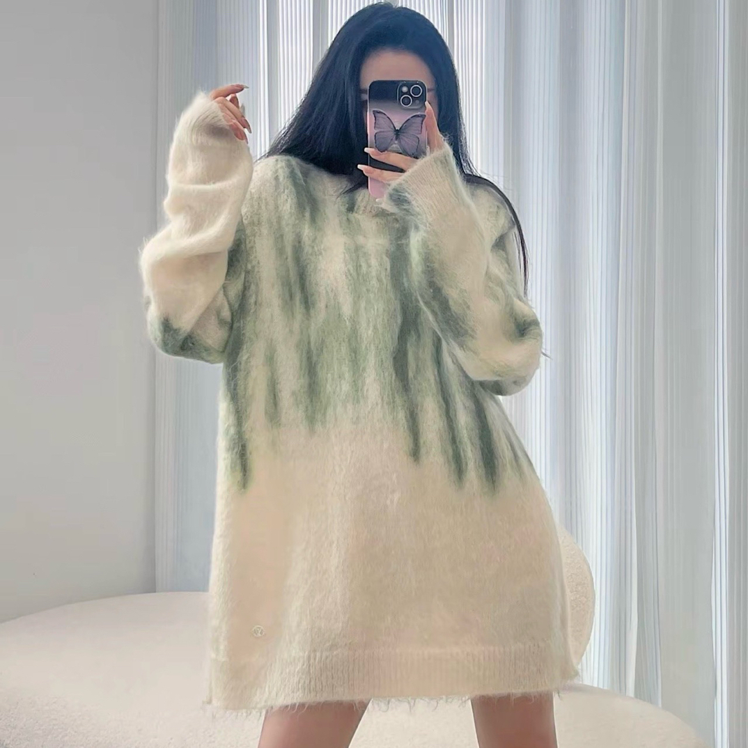 未使用 AMIRI L V/W108392/秀款圆领毛衣/S码