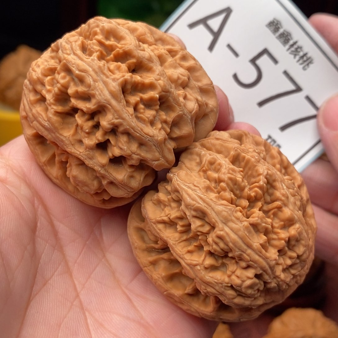 文玩核桃把件粗筋45