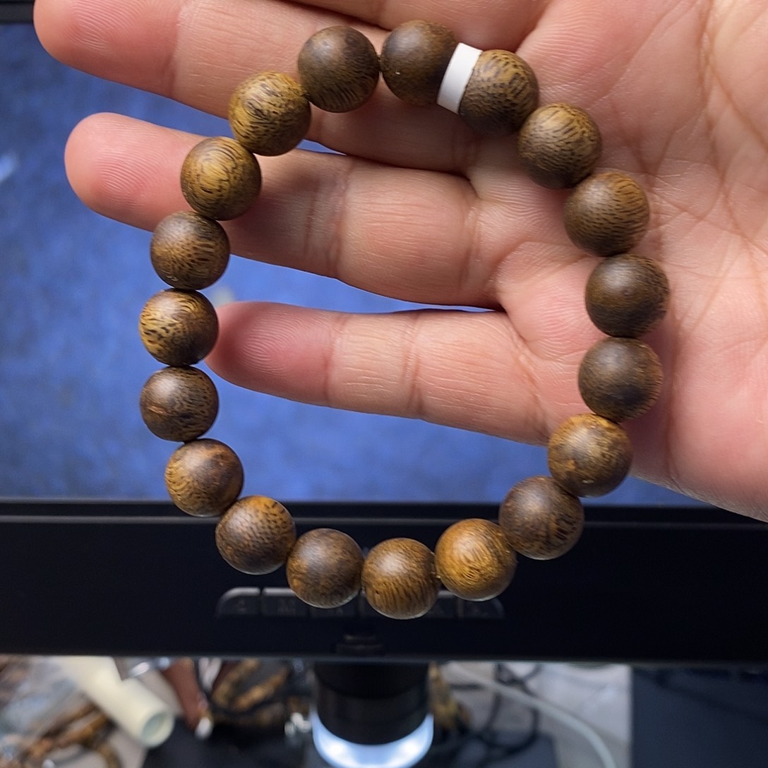 沉香手串圆珠11单圈11克多样性发一