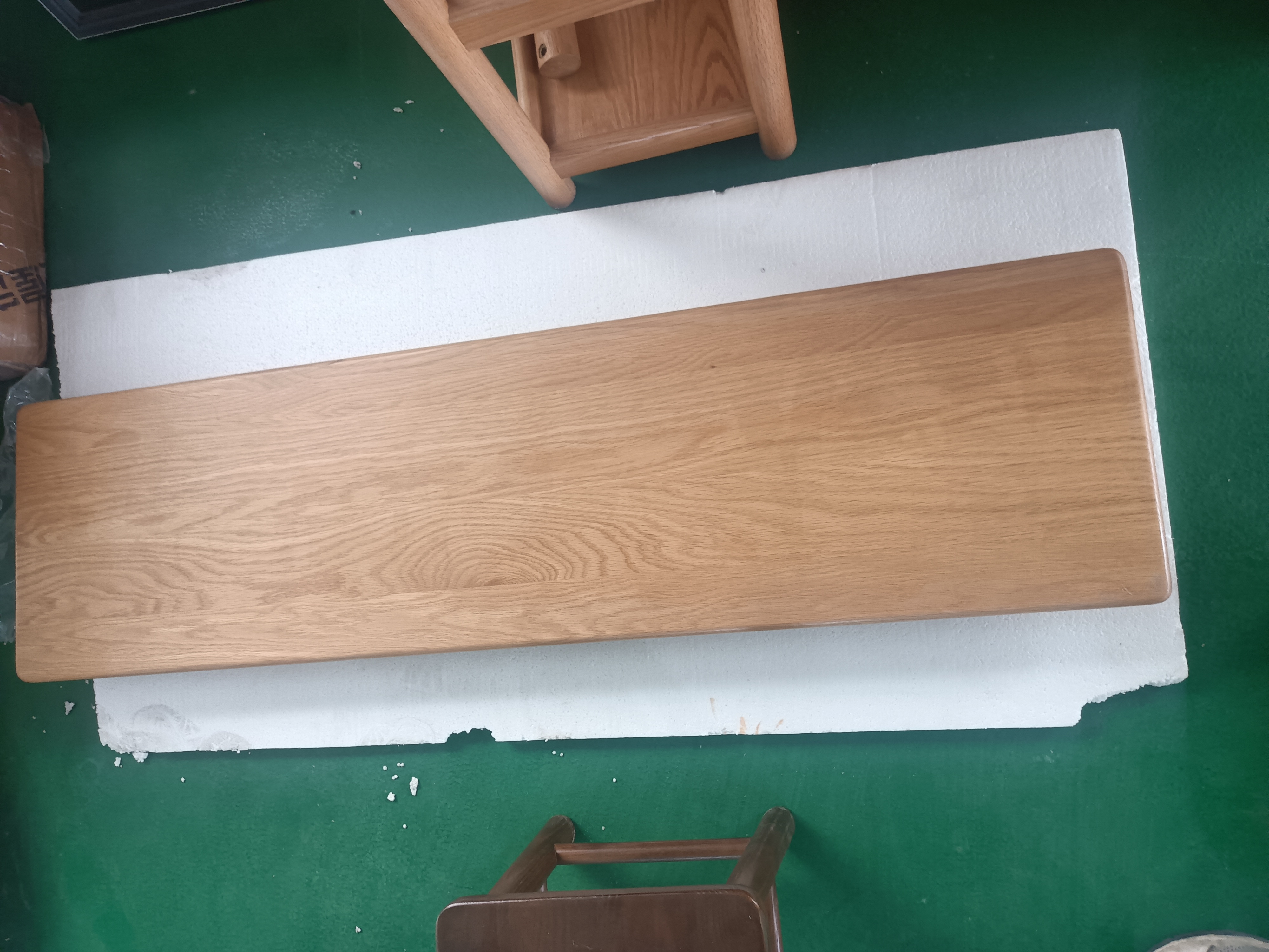 北美红橡全材四腿长凳120*32*45微瑕无售后