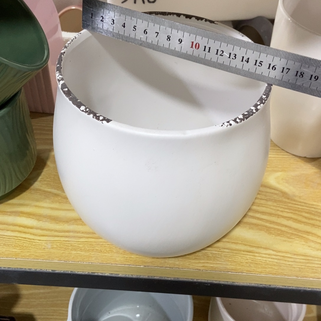 红陶高温陶瓷花盆