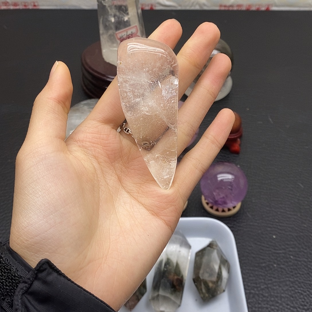 未镶嵌水晶珠宝半成品199水晶石