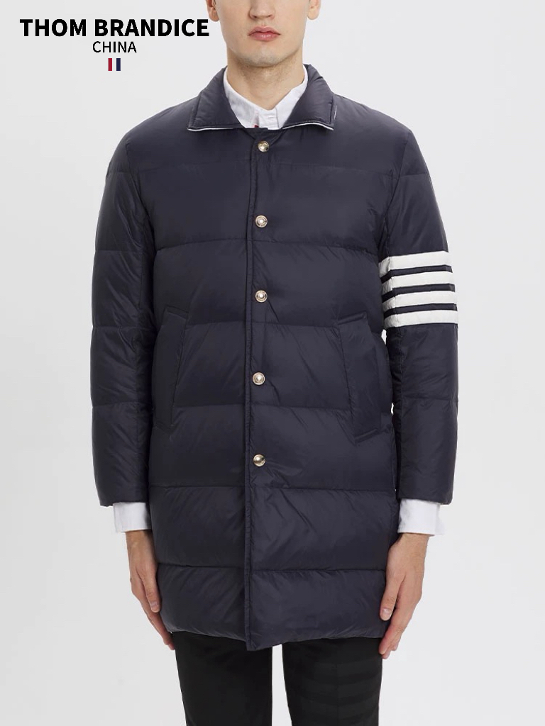 【官方旗舰】THOMBRANDICE汤姆布郎立领羽绒服翻领冬季保暖tb羽绒服