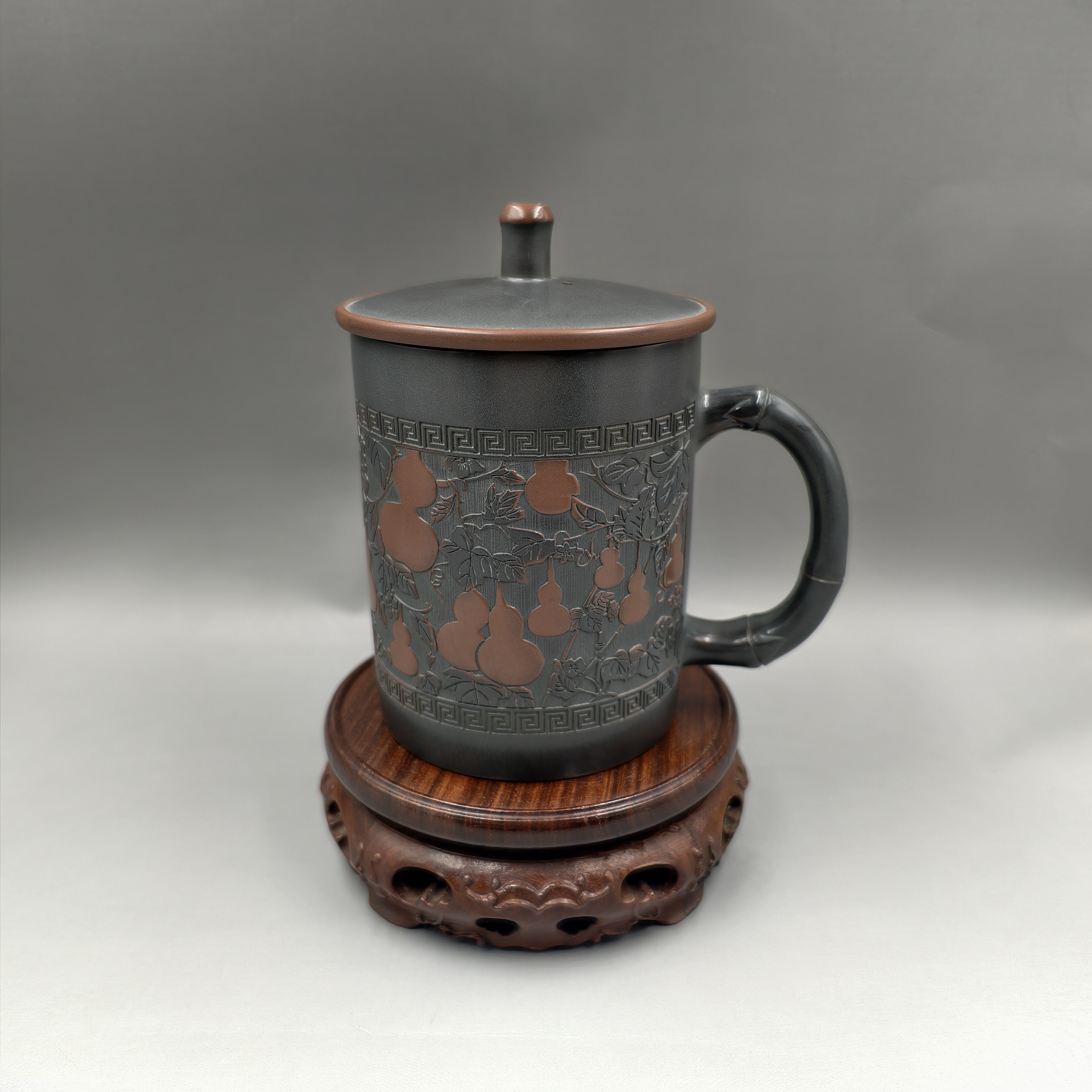 坭兴陶 办公杯 大水杯 喝茶杯 容量450cc