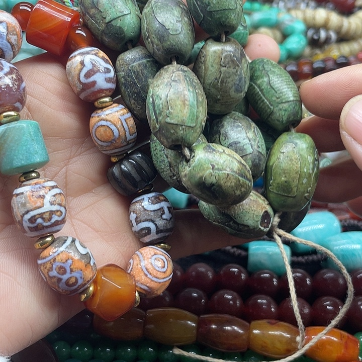 海***ˊ玛瑙/玉髓未镶嵌颈饰