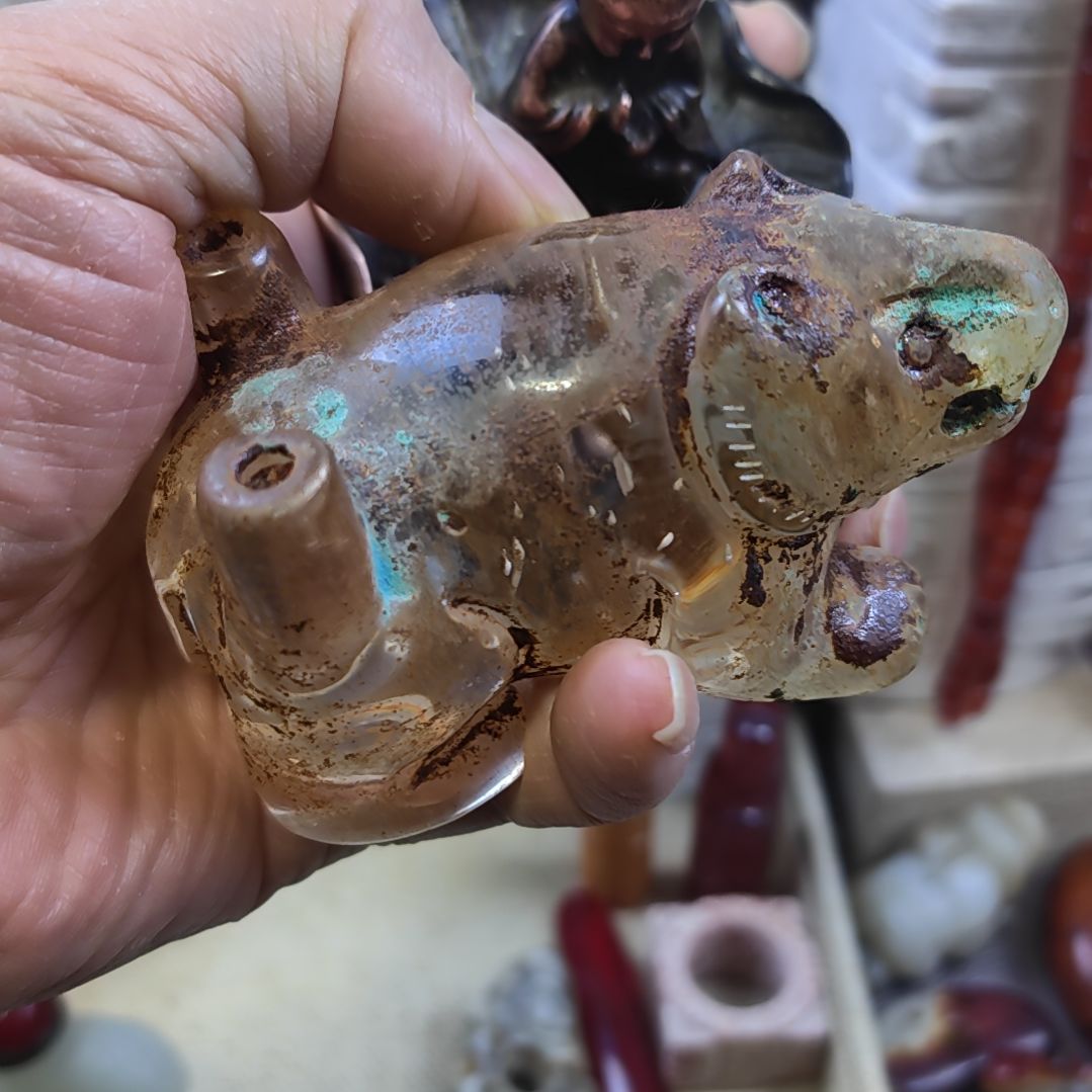 摆件铜器摆件茶摆件茶宠物