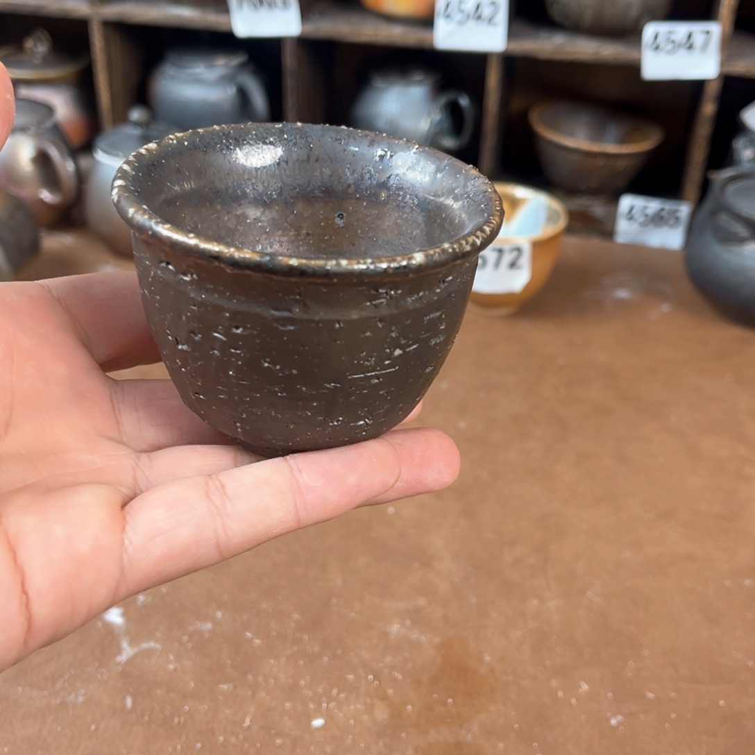 壶柴烧茶器主人杯