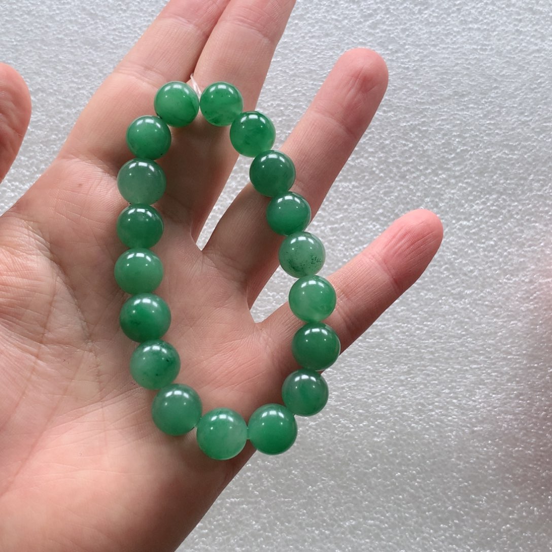 石英质玉手链未镶嵌抹**檬青青-手链11-抹