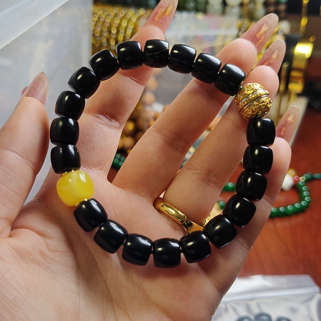 无事牌六道木犟种手串