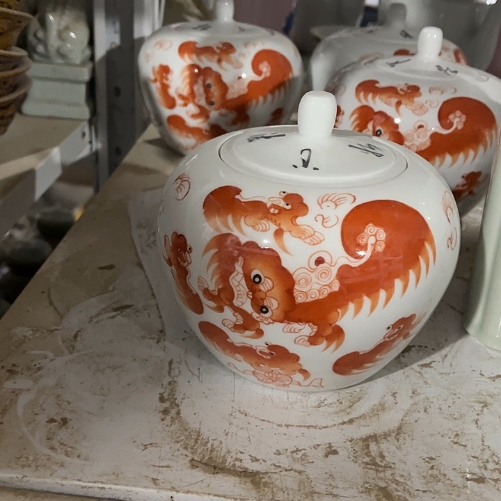 摆件陶景德镇陶瓷瓷厂