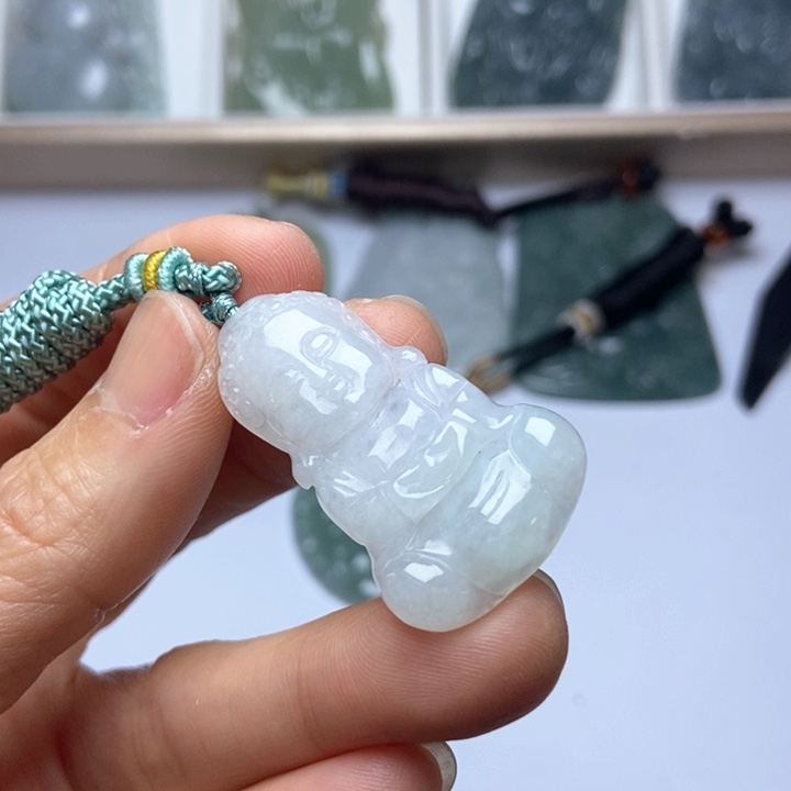 翡翠未镶嵌挂件翡翠