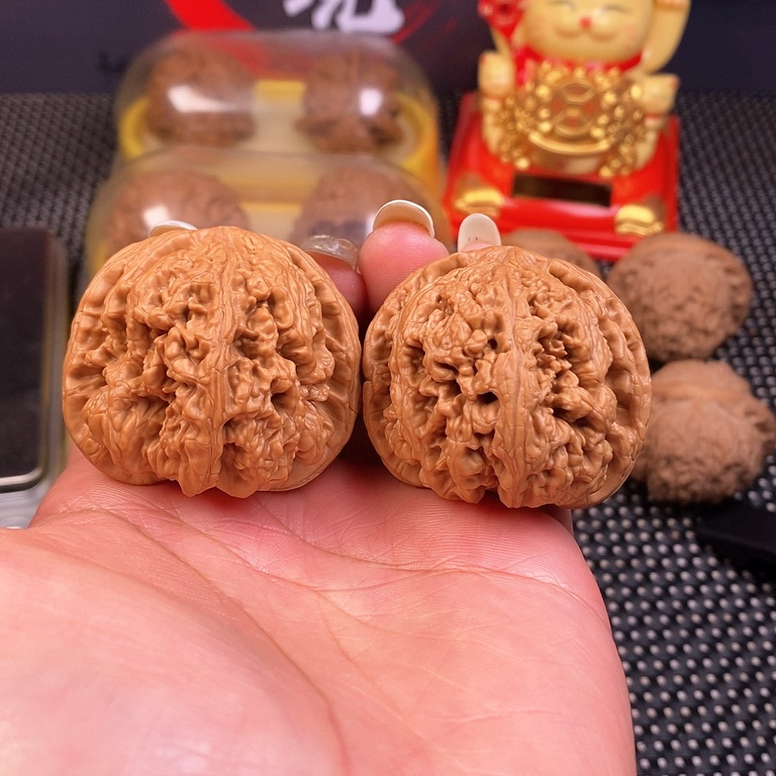 文玩核桃吊坠43尺球筋全品53克