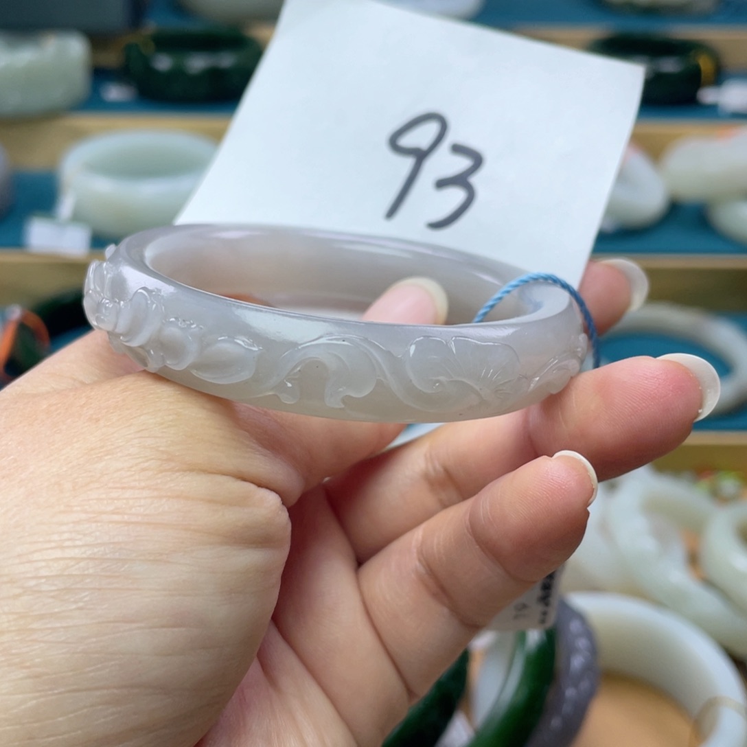 未镶嵌手镯和田玉圈口53