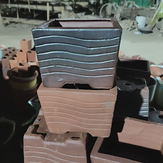 条纹四方高12口径16素2渐黑2共四个瑕