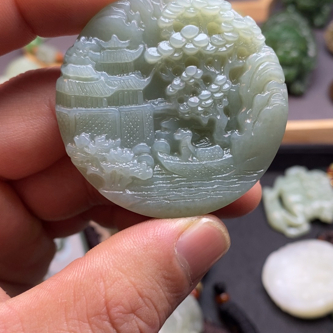 和田玉颈饰未镶嵌