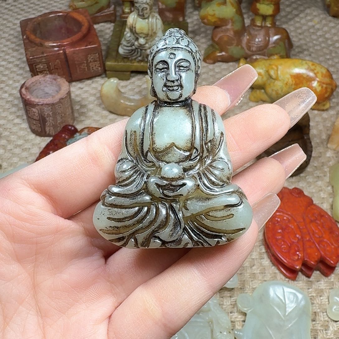 白玉菩提吊坠挂件