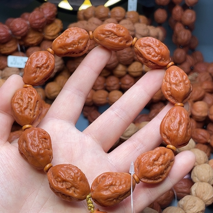 吊坠文玩核桃水晶白菜