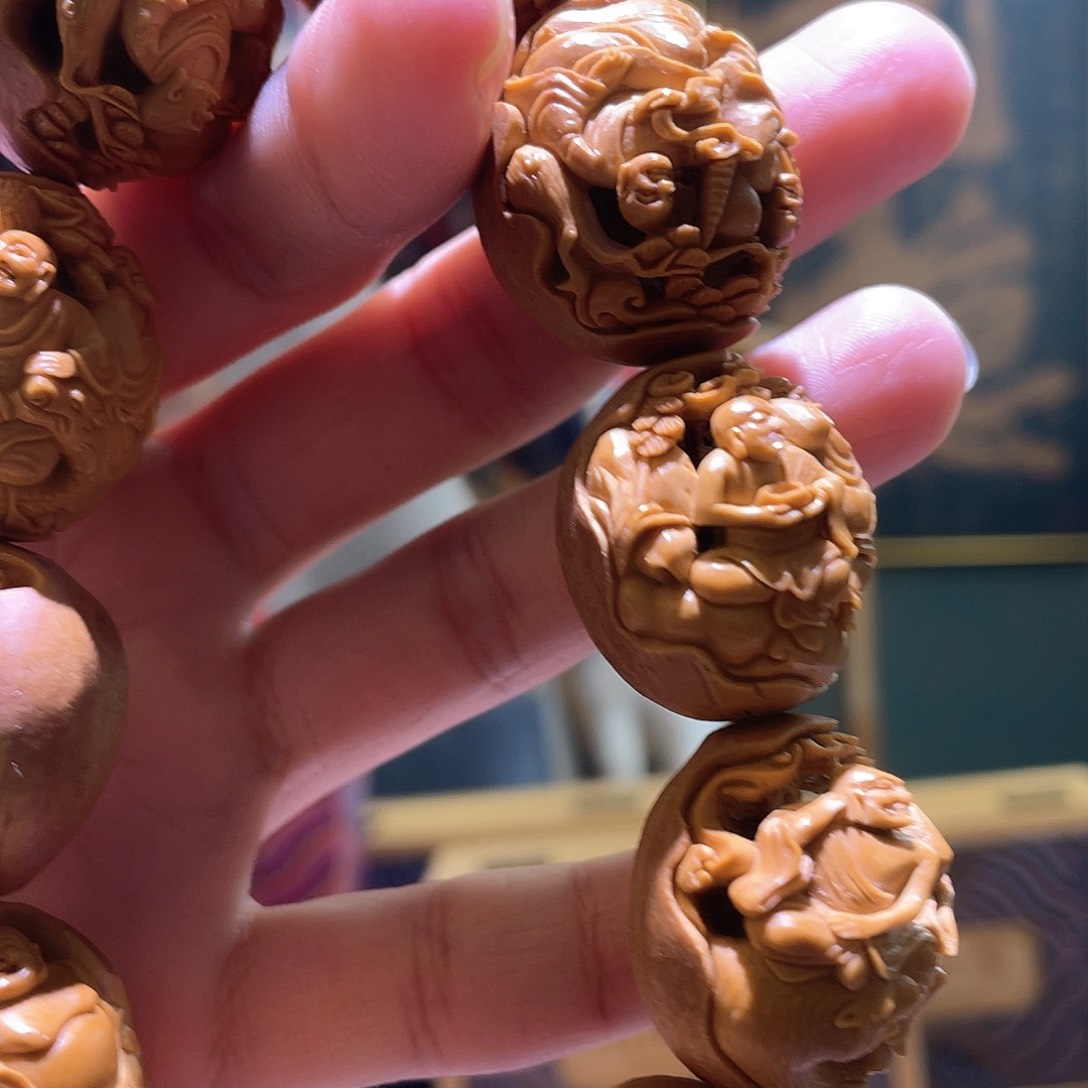 橄榄核手串/手链橄榄核核雕非遗传承