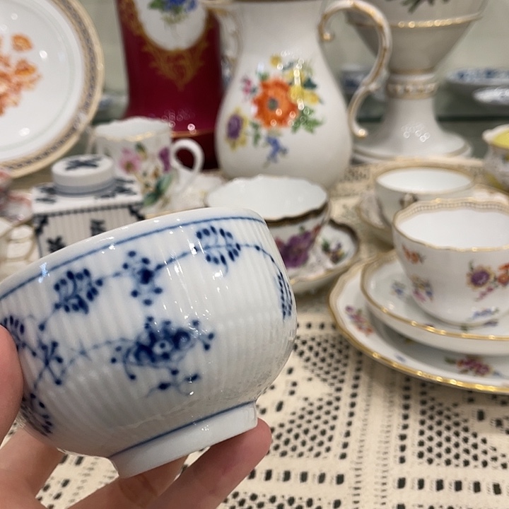 摆件中古哥哈茶碗