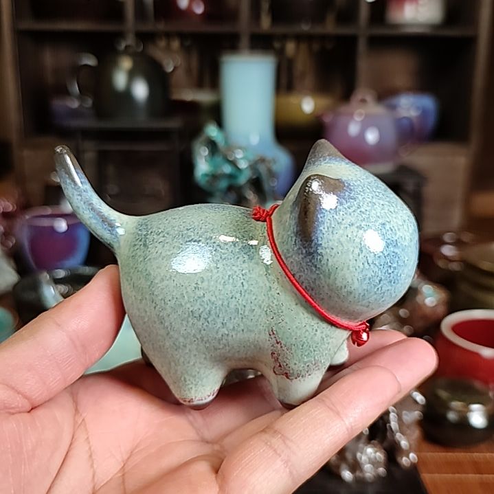 其他钧窑瓷器钧窑瓷器小猫咪
