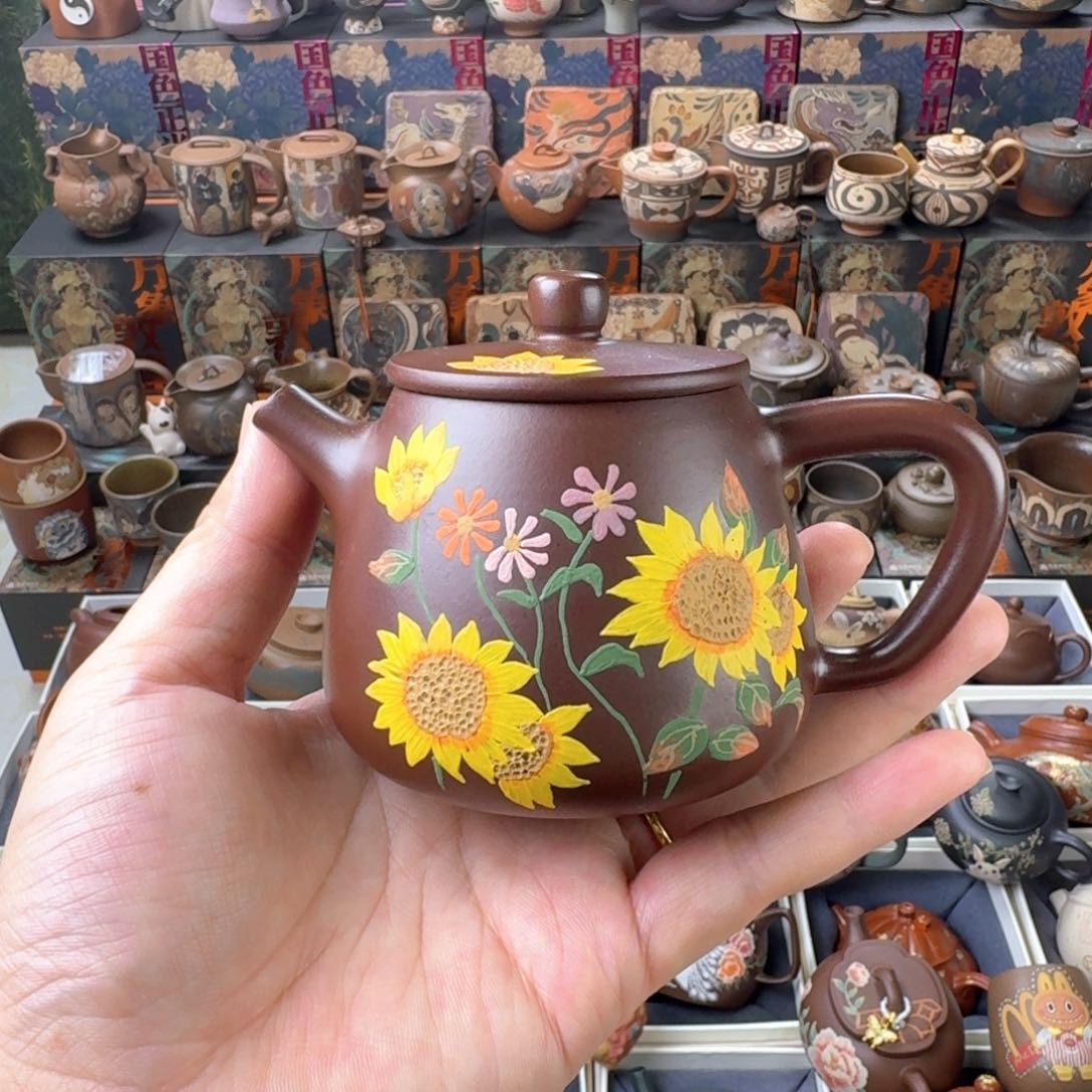 茶壶紫砂200cc原矿精工半手