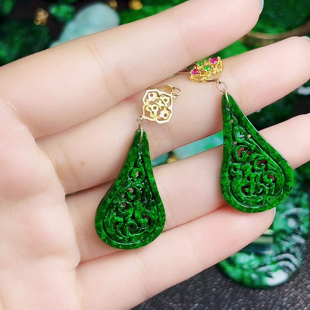 颈饰银S925镶嵌翡翠多样性