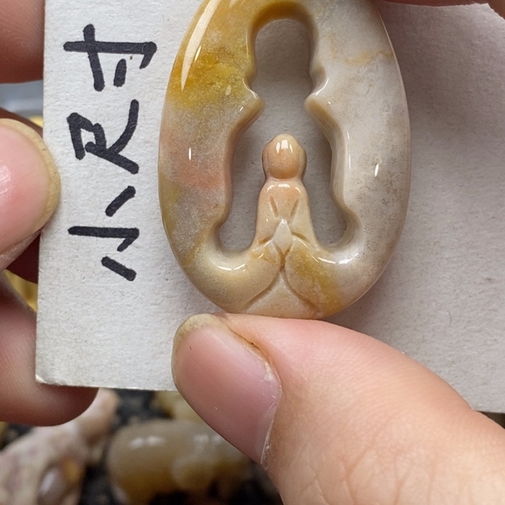 硅化珊瑚（珊瑚玉）未镶嵌颈饰