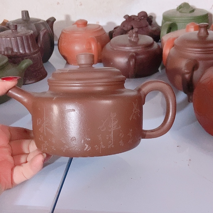 紫砂茶杯宜兴紫砂全手工制作
