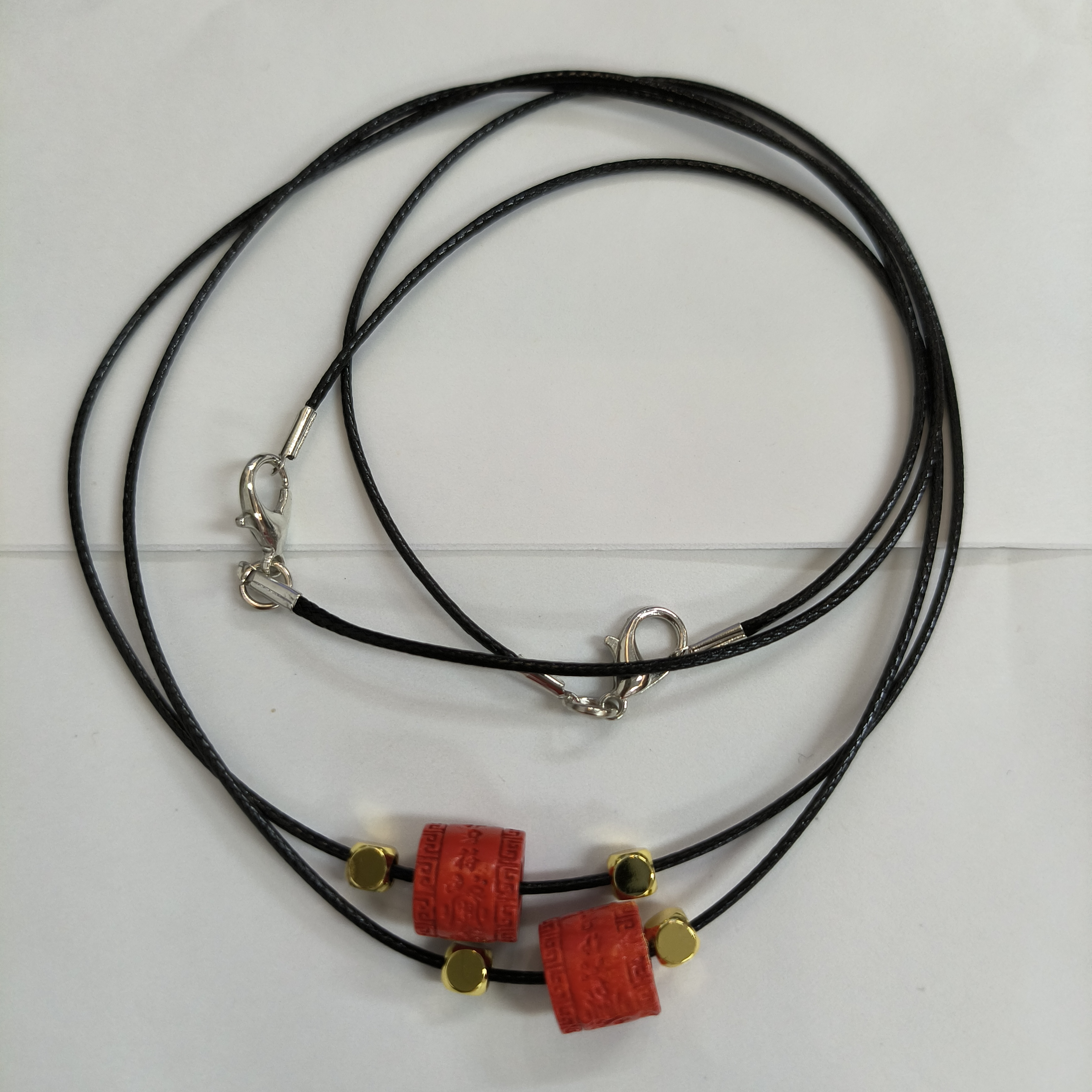 含辰砂工艺品朱砂化太岁皮套绳*多样性发一件