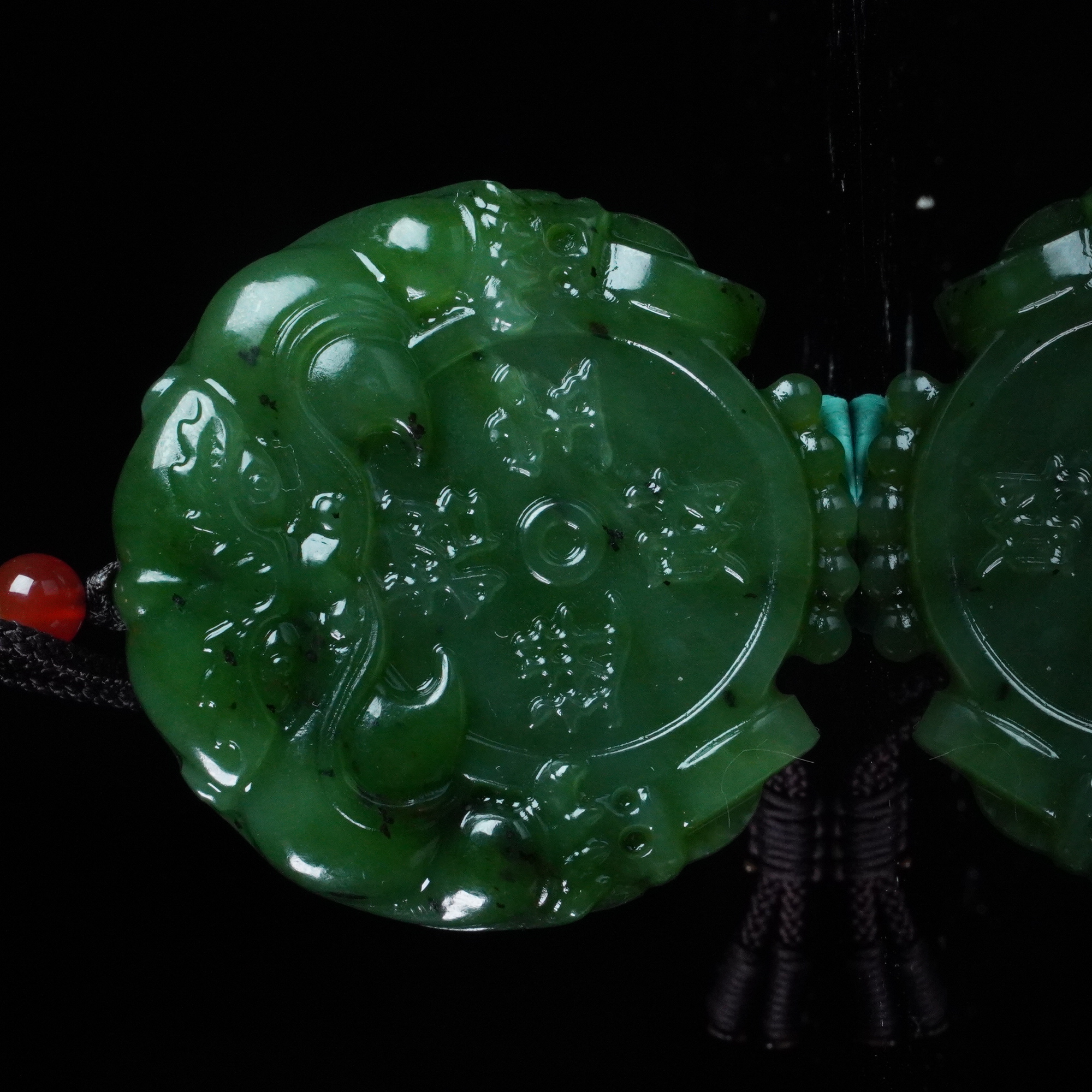 和田玉招财进宝挂件2509290016