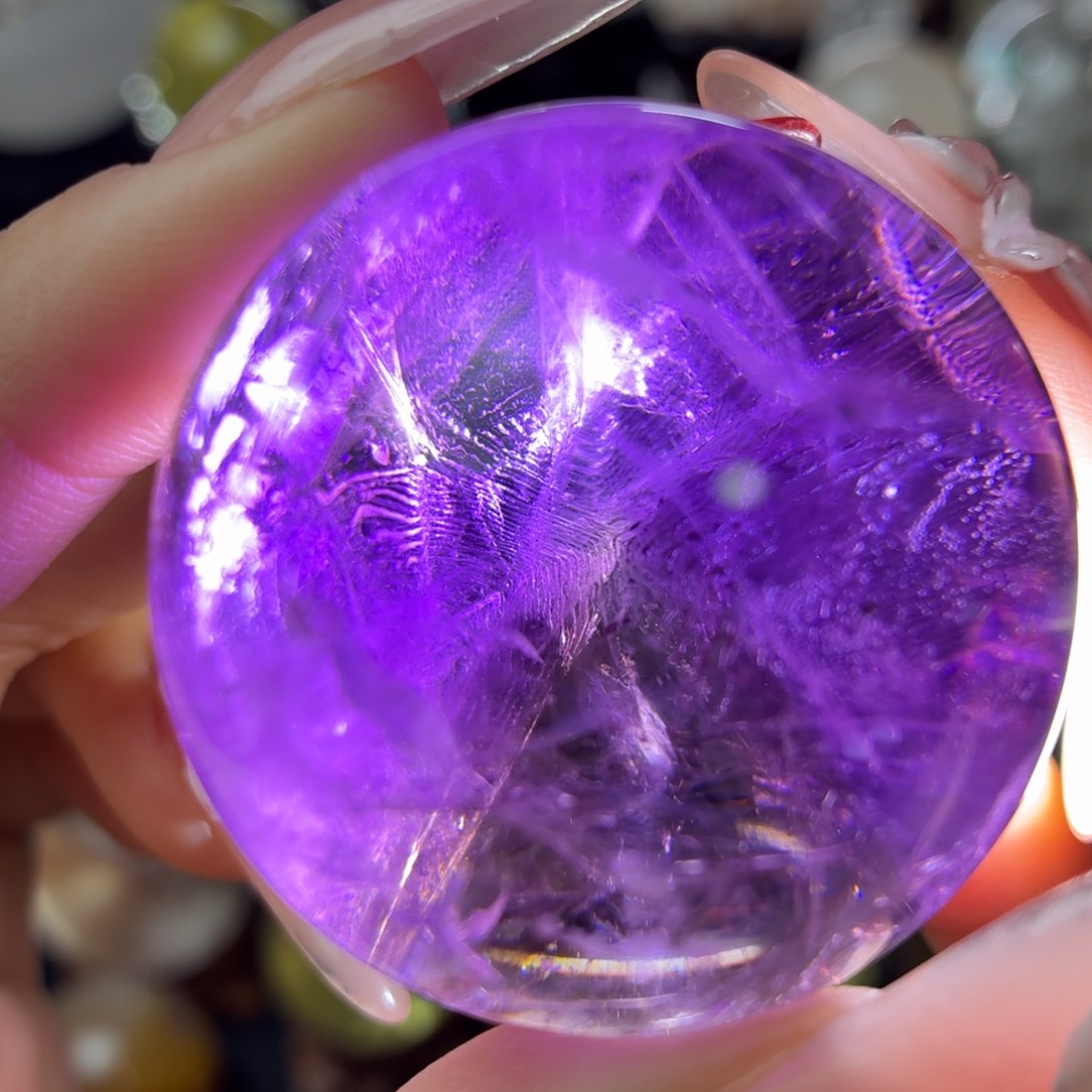 珠宝半成品紫晶未镶嵌40.6