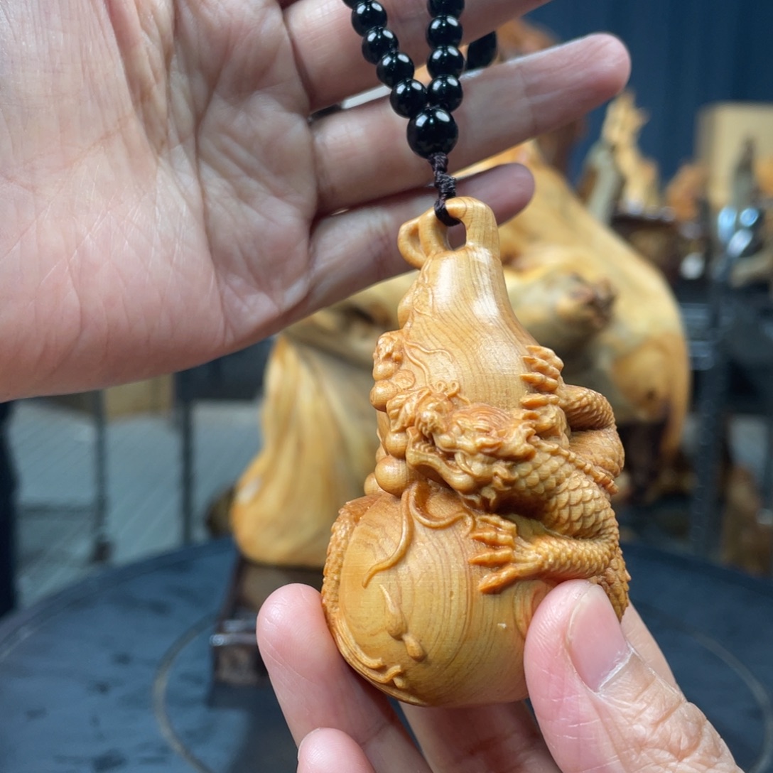 柏木（崖柏）手把件