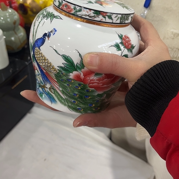 其他陶瓷茶叶摆件茶叶罐