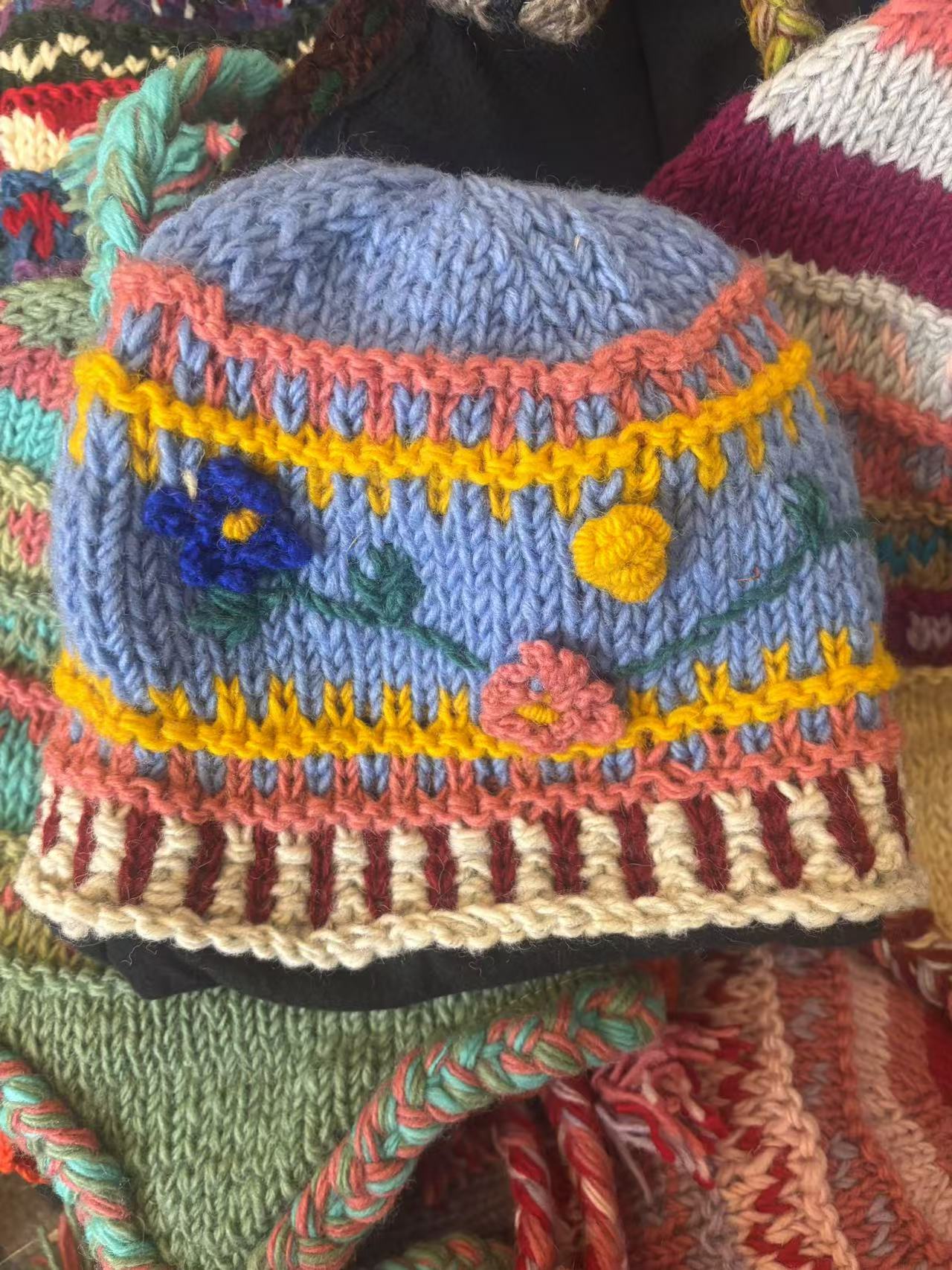 不退不换冬季羊毛手工帽嬉皮士手工服饰