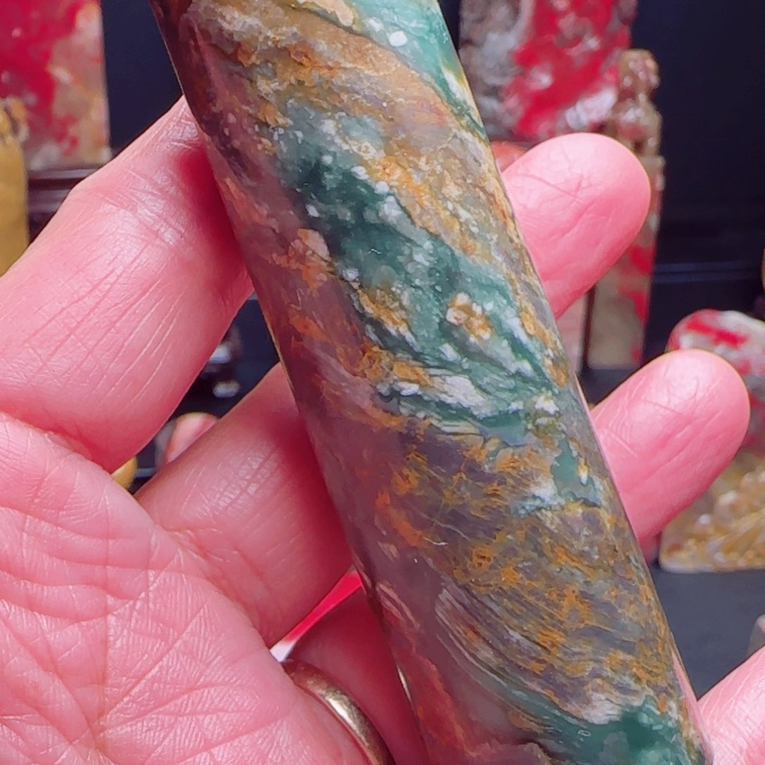 昌化石昌化绿印章