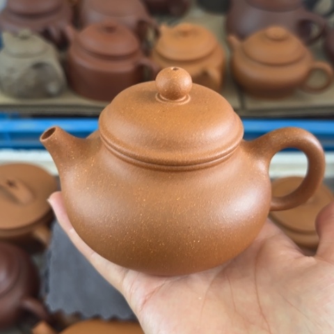 茶壶紫砂黄降坡泥220c c