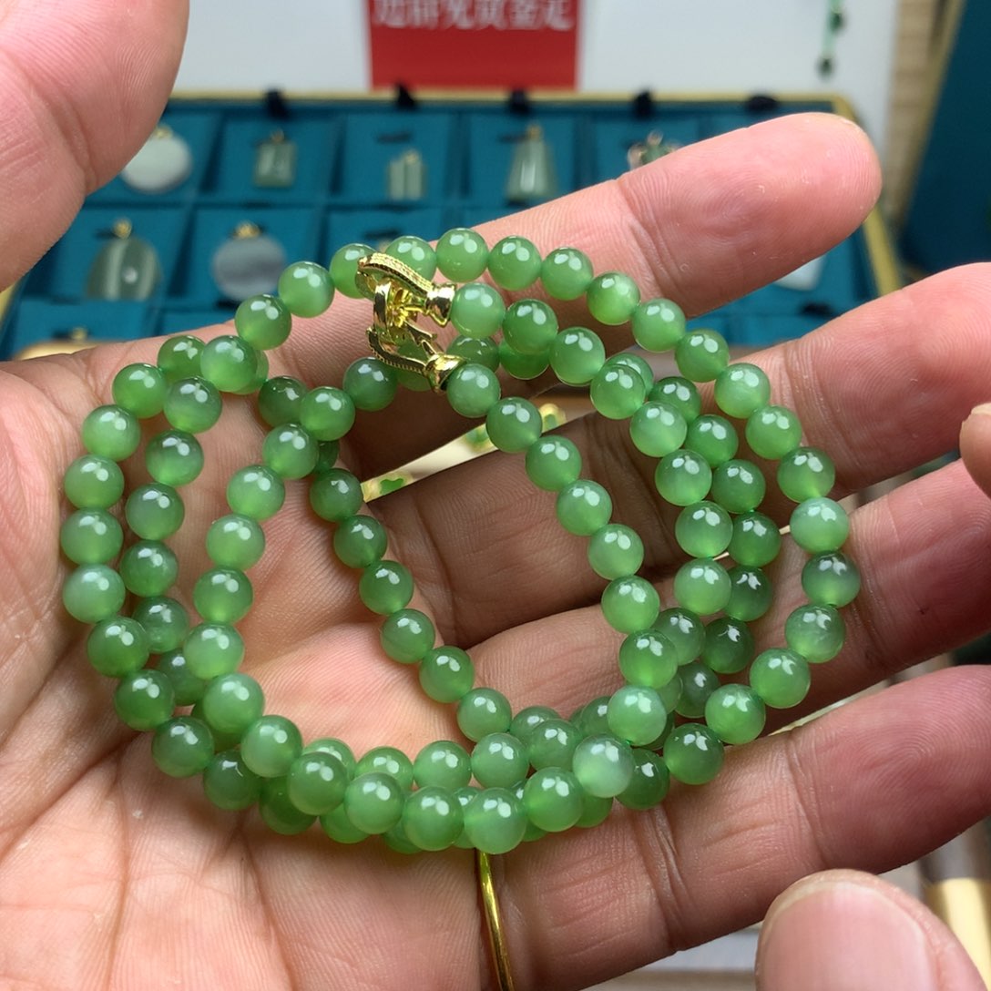 和田玉耳饰未镶嵌碧玉猫眼卡6