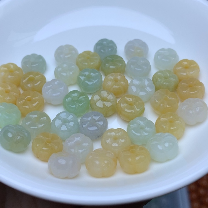 【闪购商品】翡翠手链未镶嵌卡6乘9左右冰南瓜20个