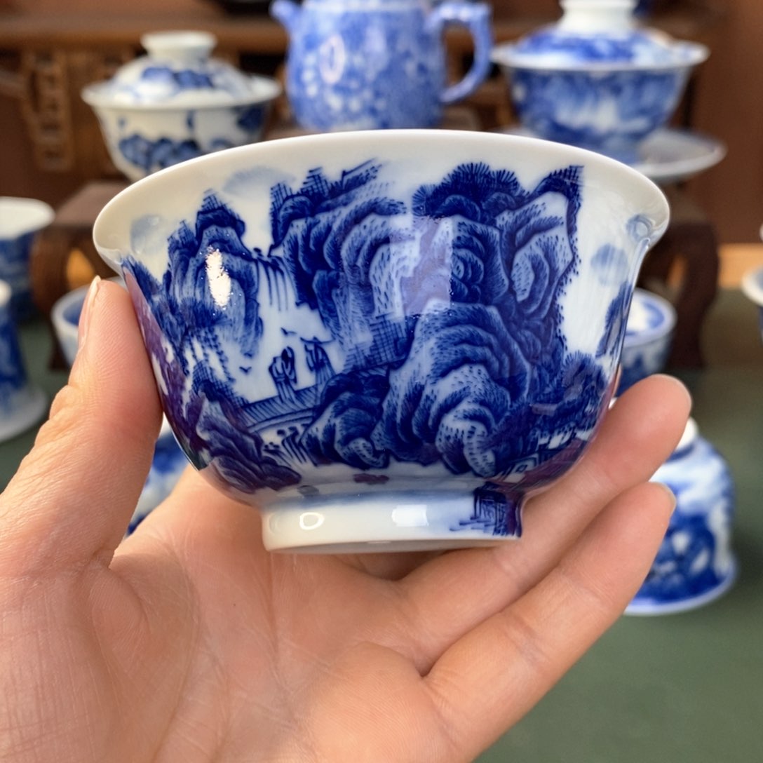 杯景德镇陶瓷手工手绘