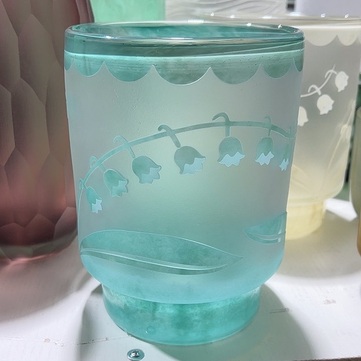 绿色沙雕铃兰花器高18口13