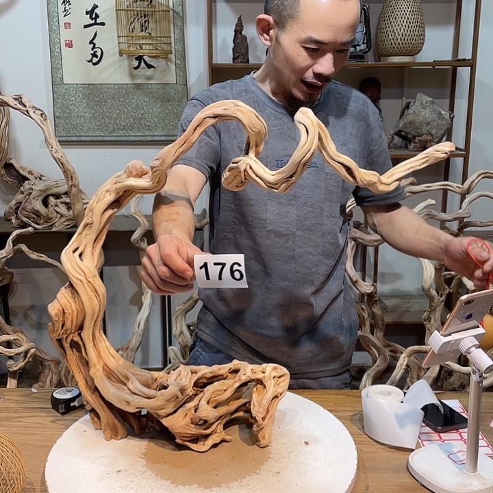 文***氓香榧木杜鹃根天然根艺二