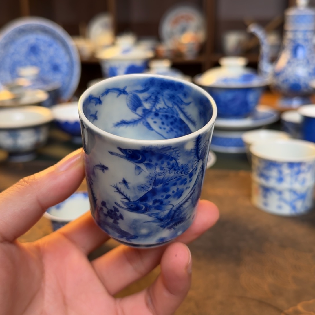 *️***纯手工手绘陶瓷茶具