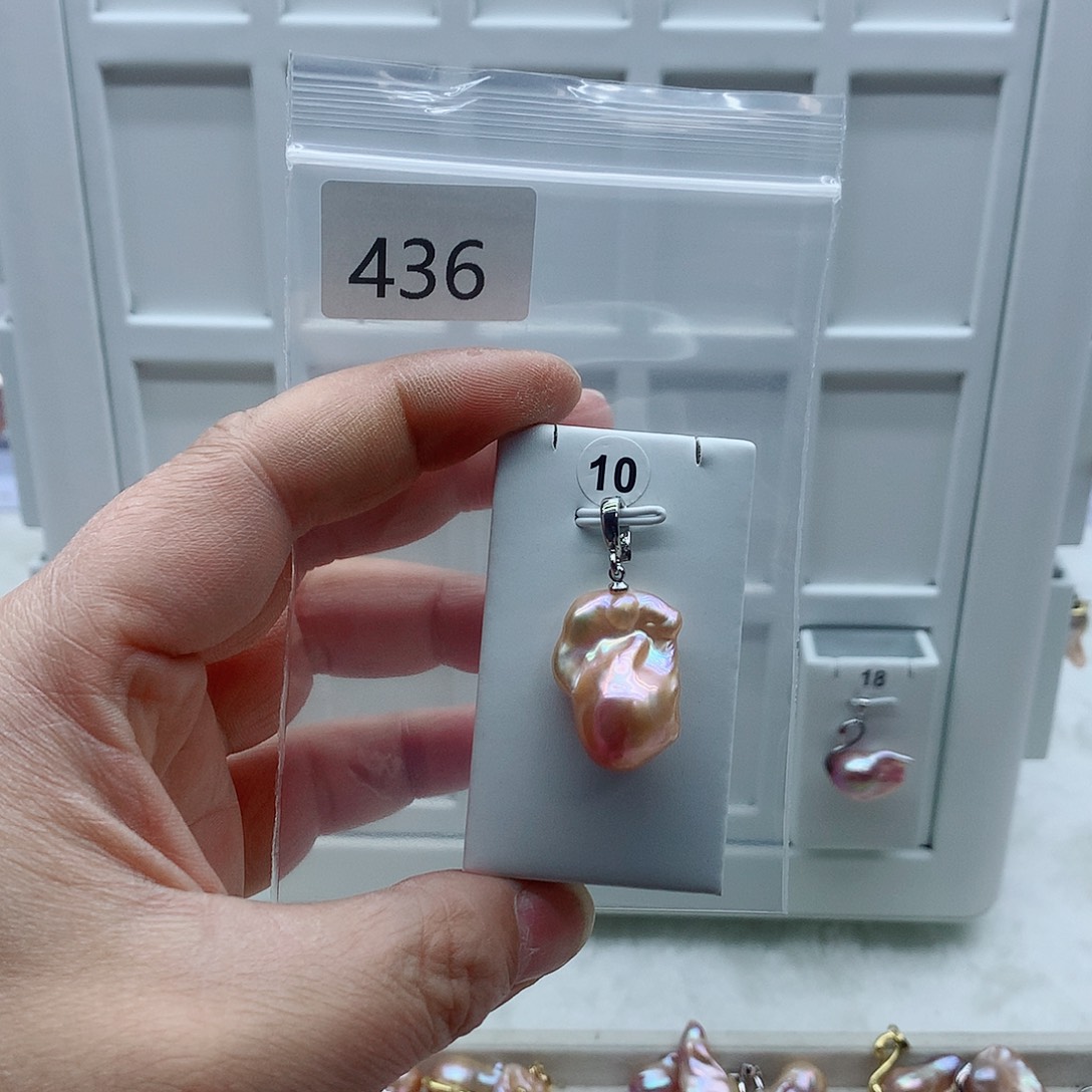 淡水珍珠合金吊坠(不含链)