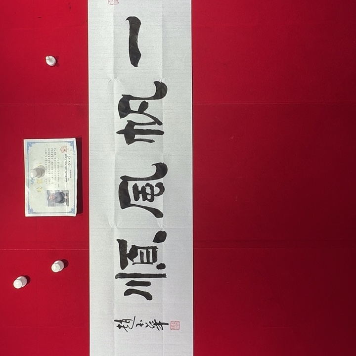 书法赵玉华老师现场书写