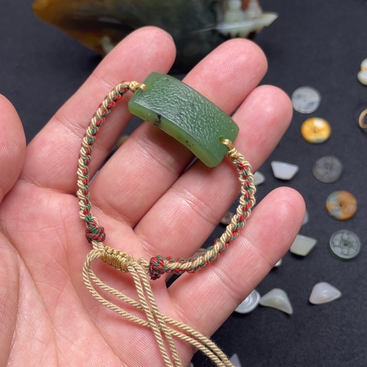 和田玉（碧玉）手牌未镶嵌