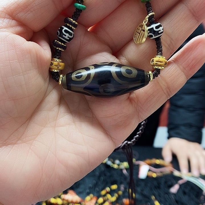 玛瑙/玉髓颈饰合金