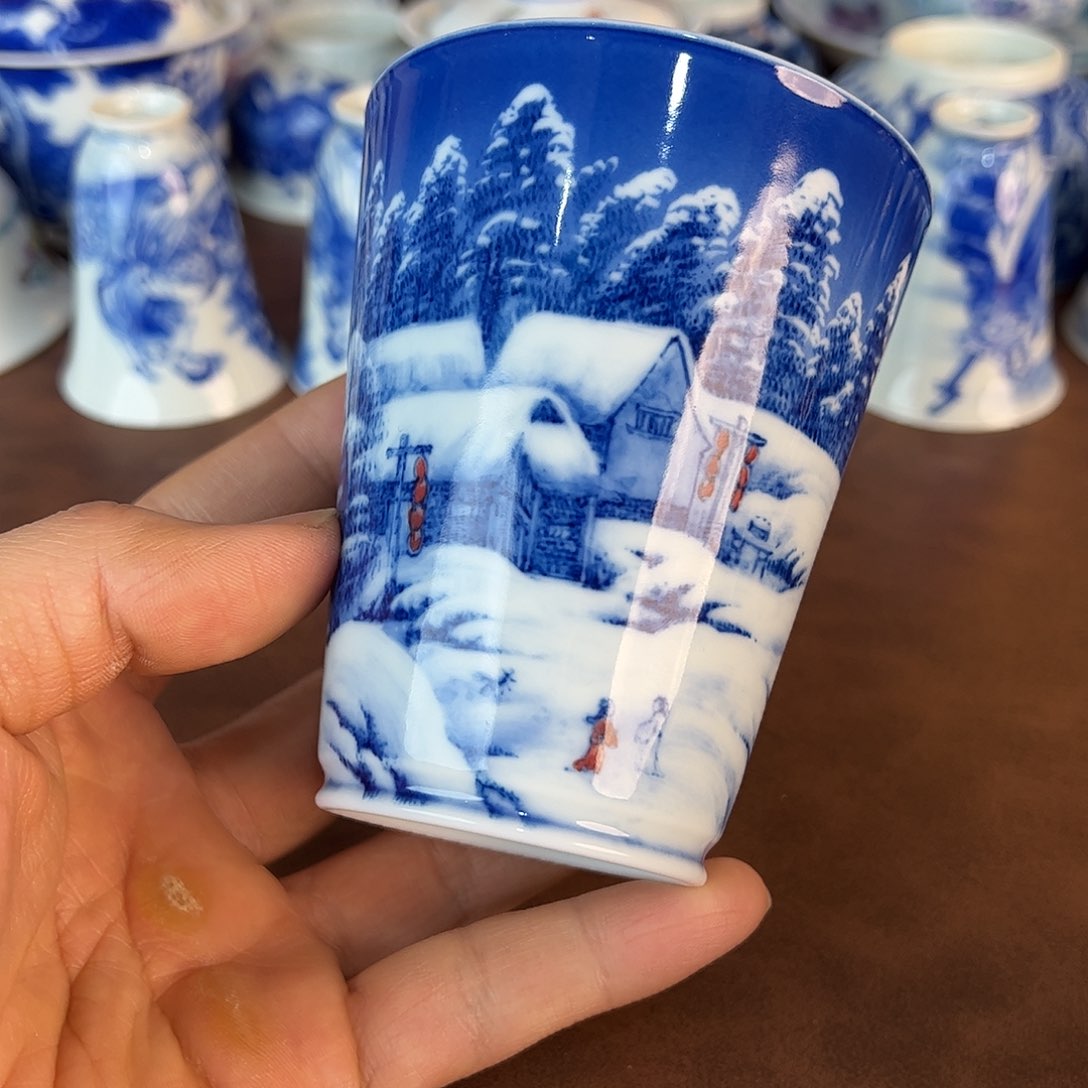 杯景德镇全手工手绘陶瓷